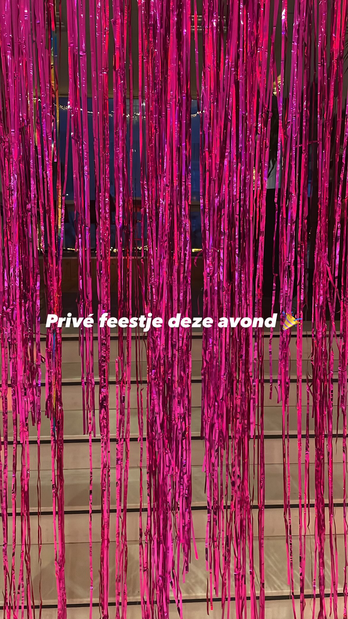 Privé feestje deze avond 🎉