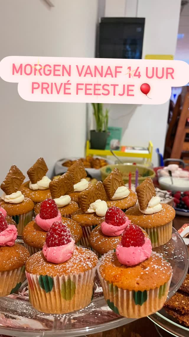 MORGEN VANAF 14 UUR PRIVÉ FEESTJE 🎈