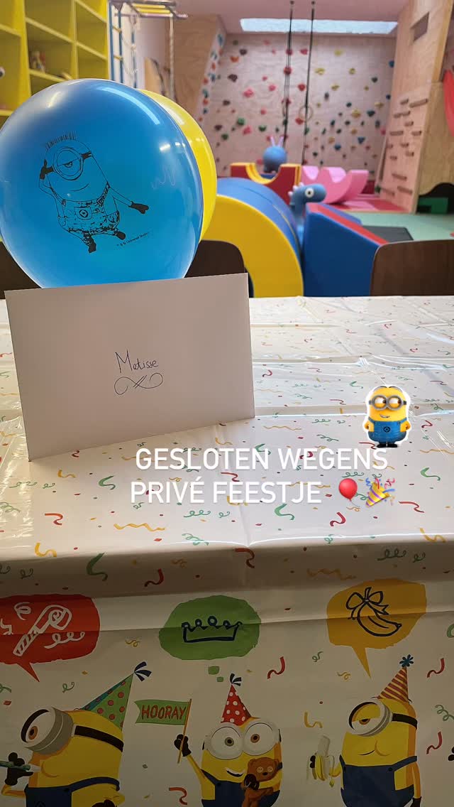 GESLOTEN WEGENS PRIVÉ FEESTJE 🎈🎉