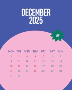 December 2025 Calendar